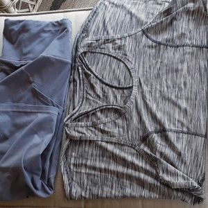 Capri pants and work out top -XL